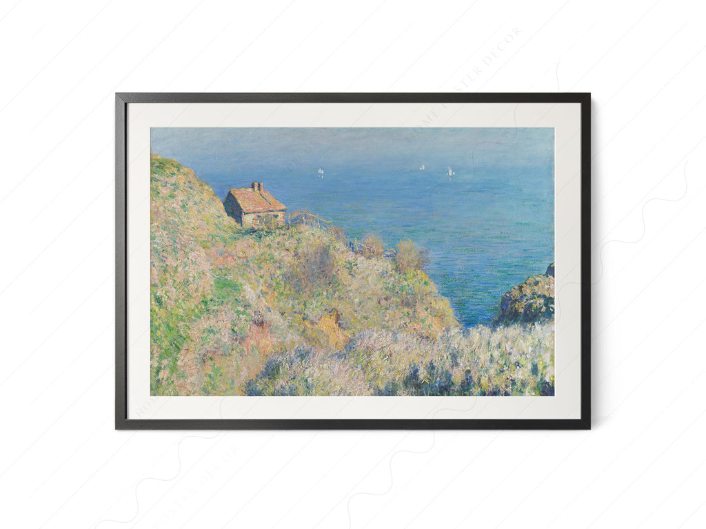 Claude Monet La Maison du Pêcheur Varengeville Print – Impressionist Wall Art