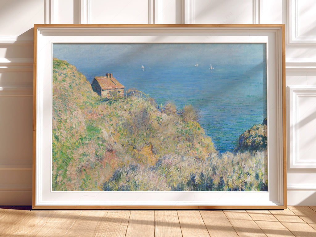 Claude Monet La Maison du Pêcheur Varengeville Print – Impressionist Wall Art