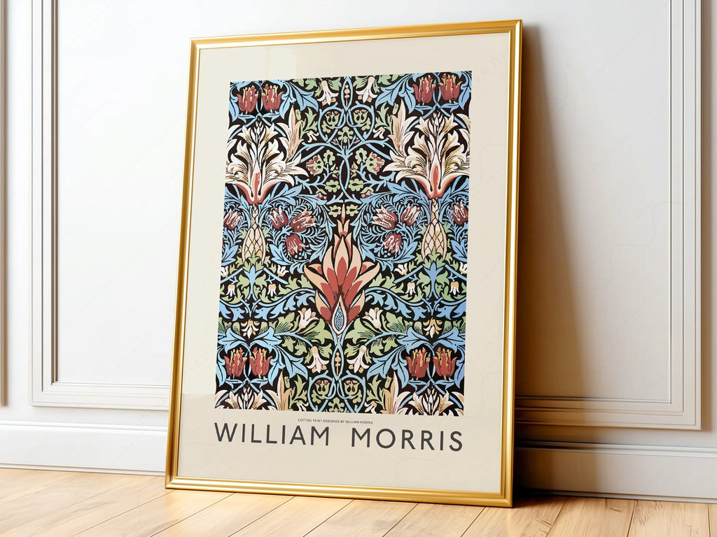 William Morris Snakeshead Art Print – Arts and Crafts Wall Decor