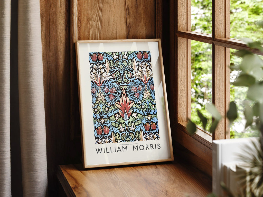 William Morris Snakeshead Art Print – Arts and Crafts Wall Decor