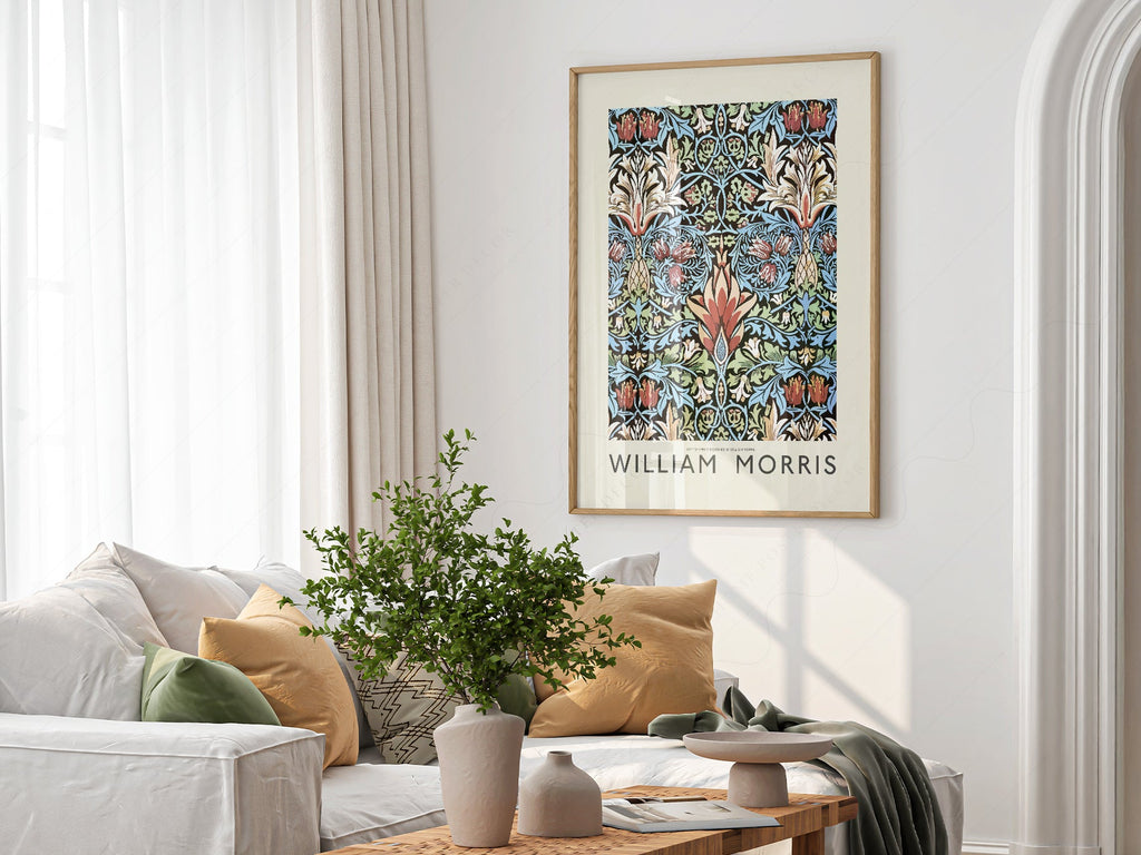 William Morris Snakeshead Art Print – Arts and Crafts Wall Decor