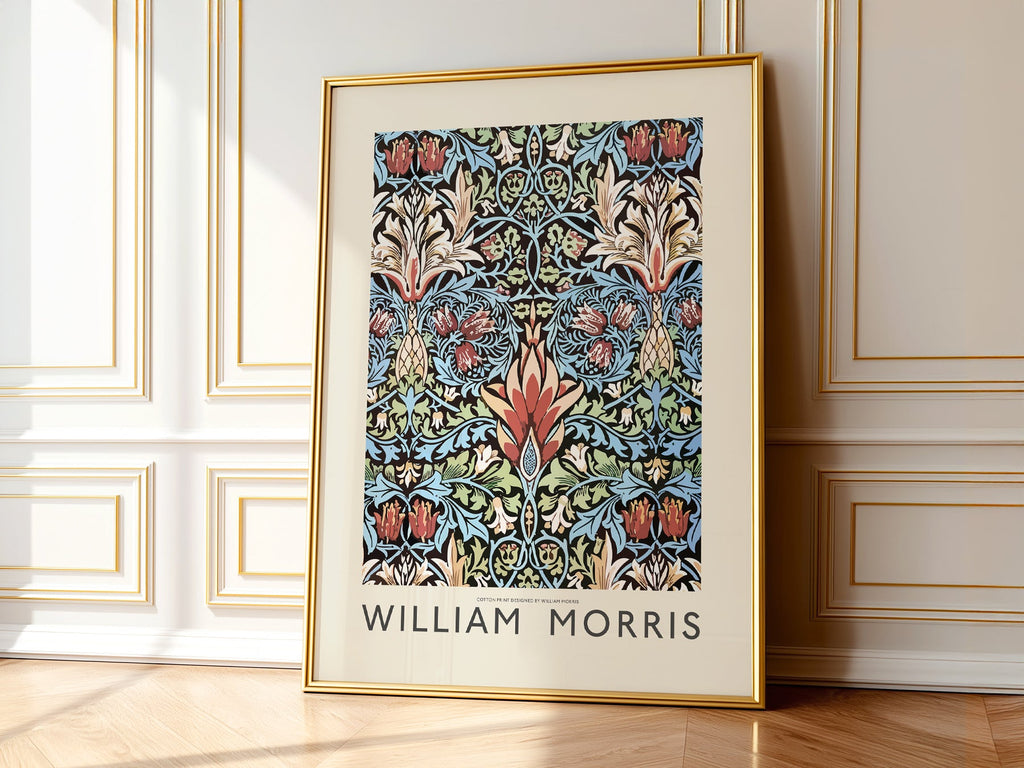 William Morris Snakeshead Art Print – Arts and Crafts Wall Decor