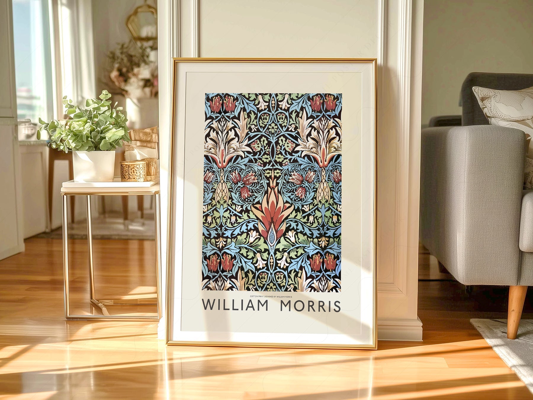 William Morris Snakeshead Art Print – Arts and Crafts Wall Decor