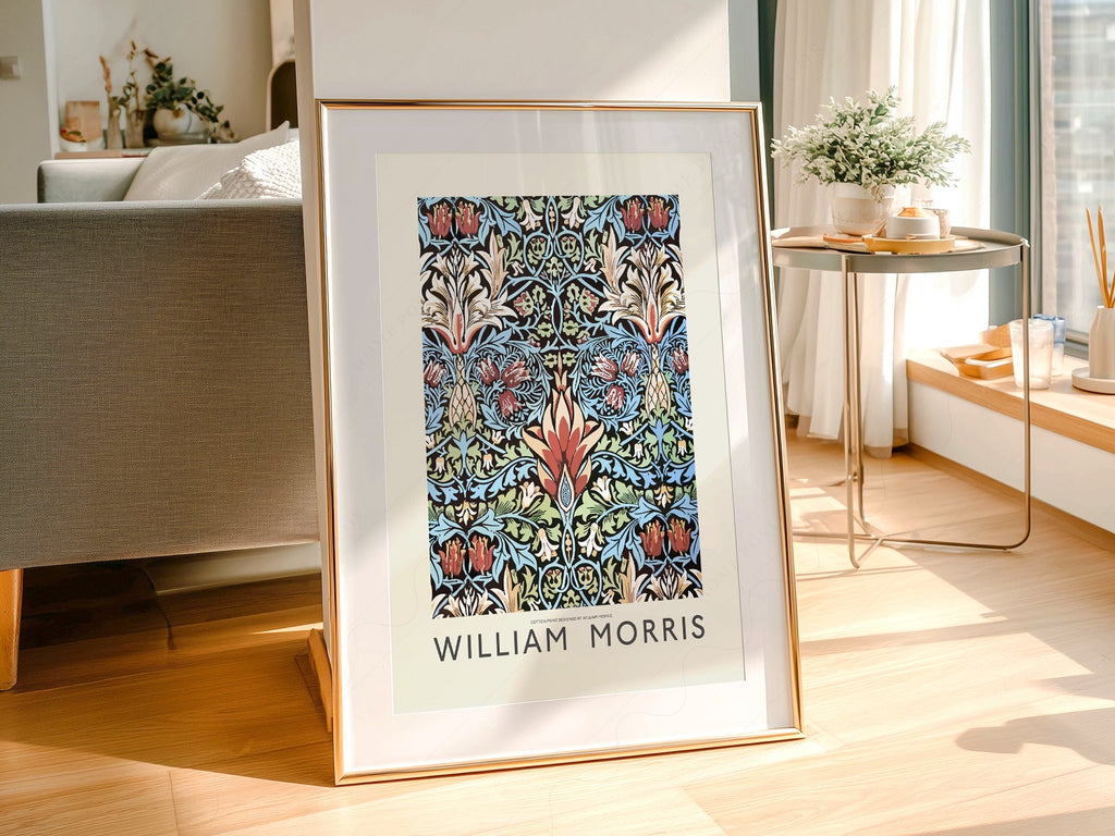 William Morris Snakeshead Art Print – Arts and Crafts Wall Decor