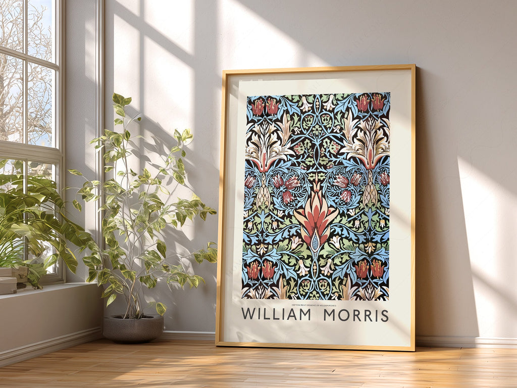 William Morris Snakeshead Art Print – Arts and Crafts Wall Decor