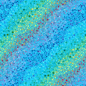 Essentials Bubble Up de Wilmington Prints - Bleu clair - 3000 77635 404