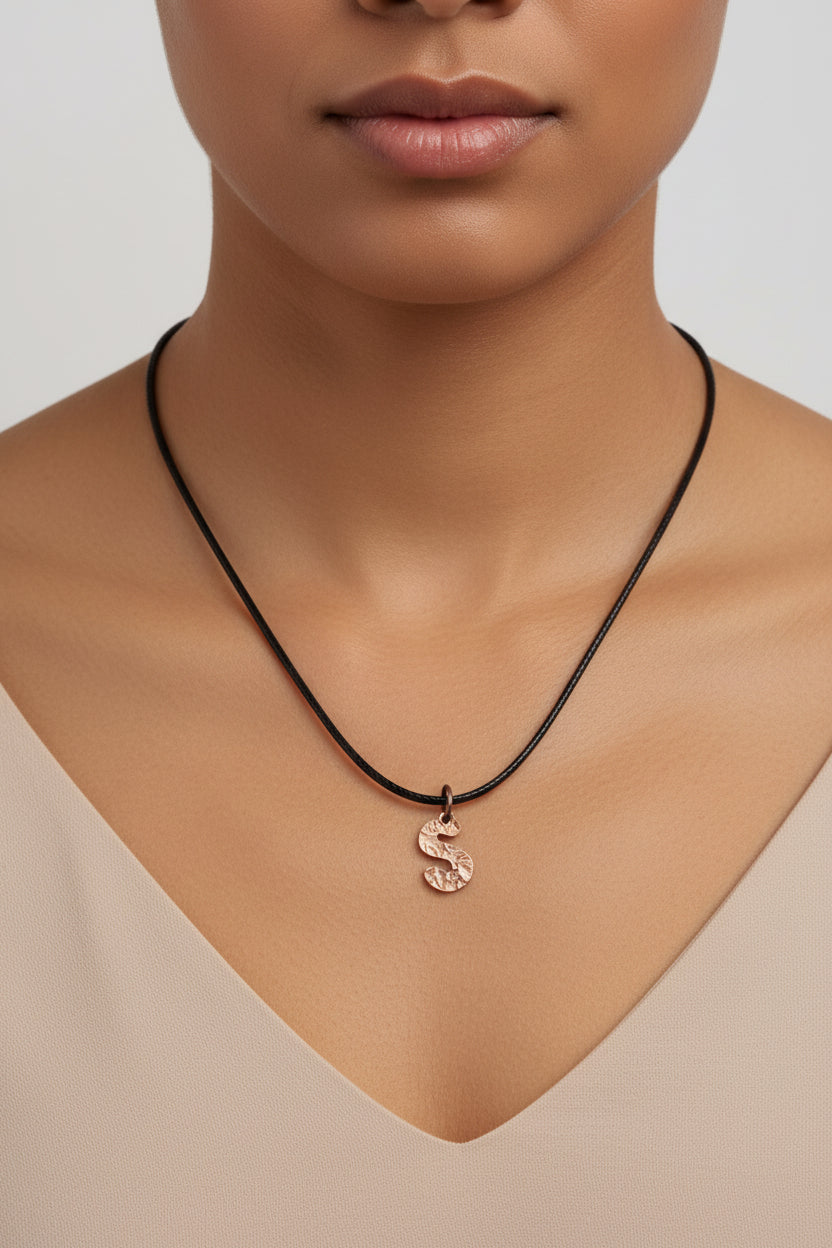 Monogram Maple Necklace