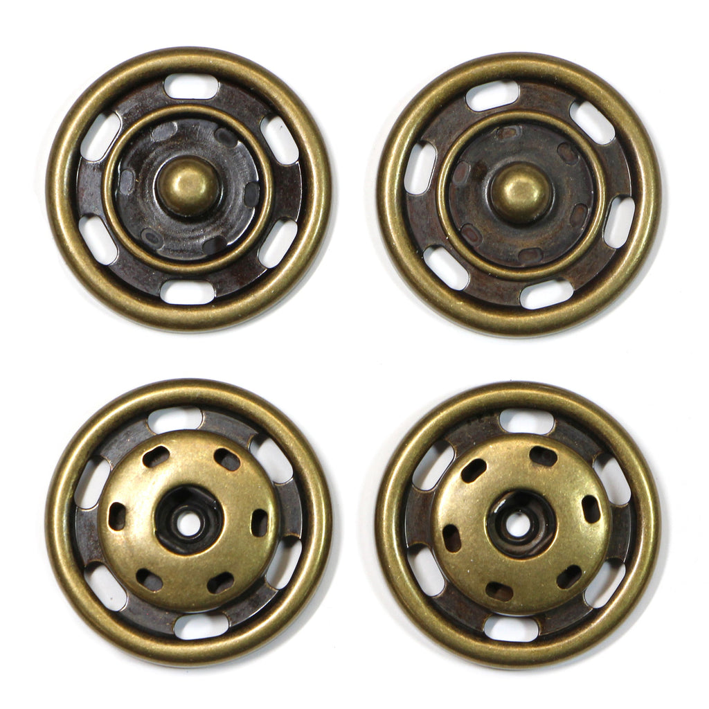 Snap Fasteners  - size 30mm ( 1 1⁄8″) - 2 sets