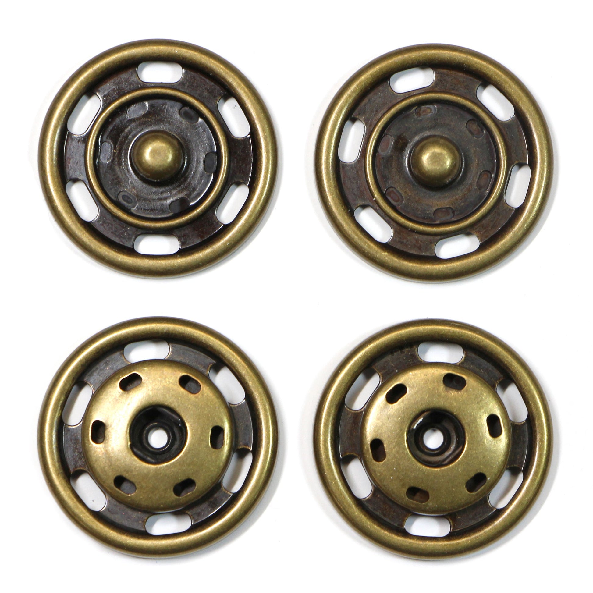 Snap Fasteners  - size 30mm ( 1 1⁄8″) - 2 sets