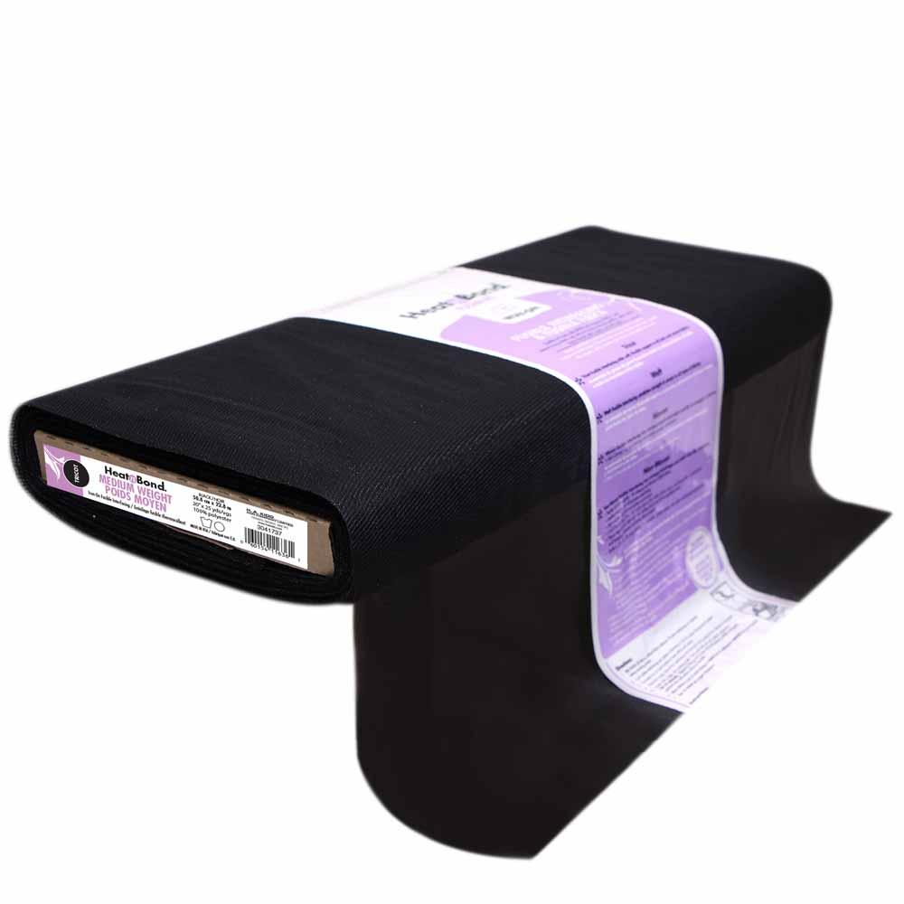 Entoilage thermofusible léger HEATNBOND - Noir - 50,8 cm (20")