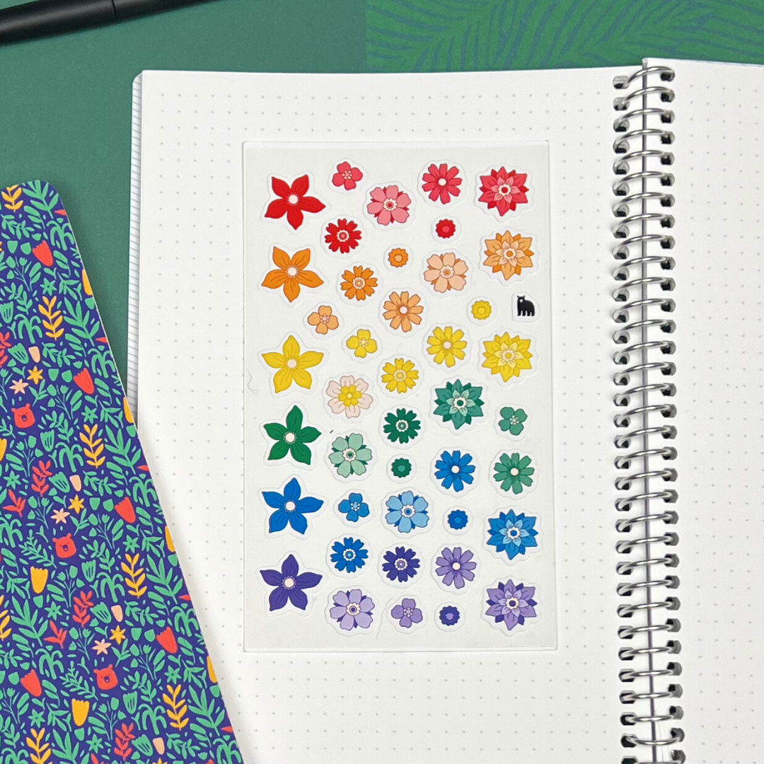 Rainbow Flowers