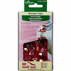 Clover 3156 - Wonder Clips - 50 pièces.