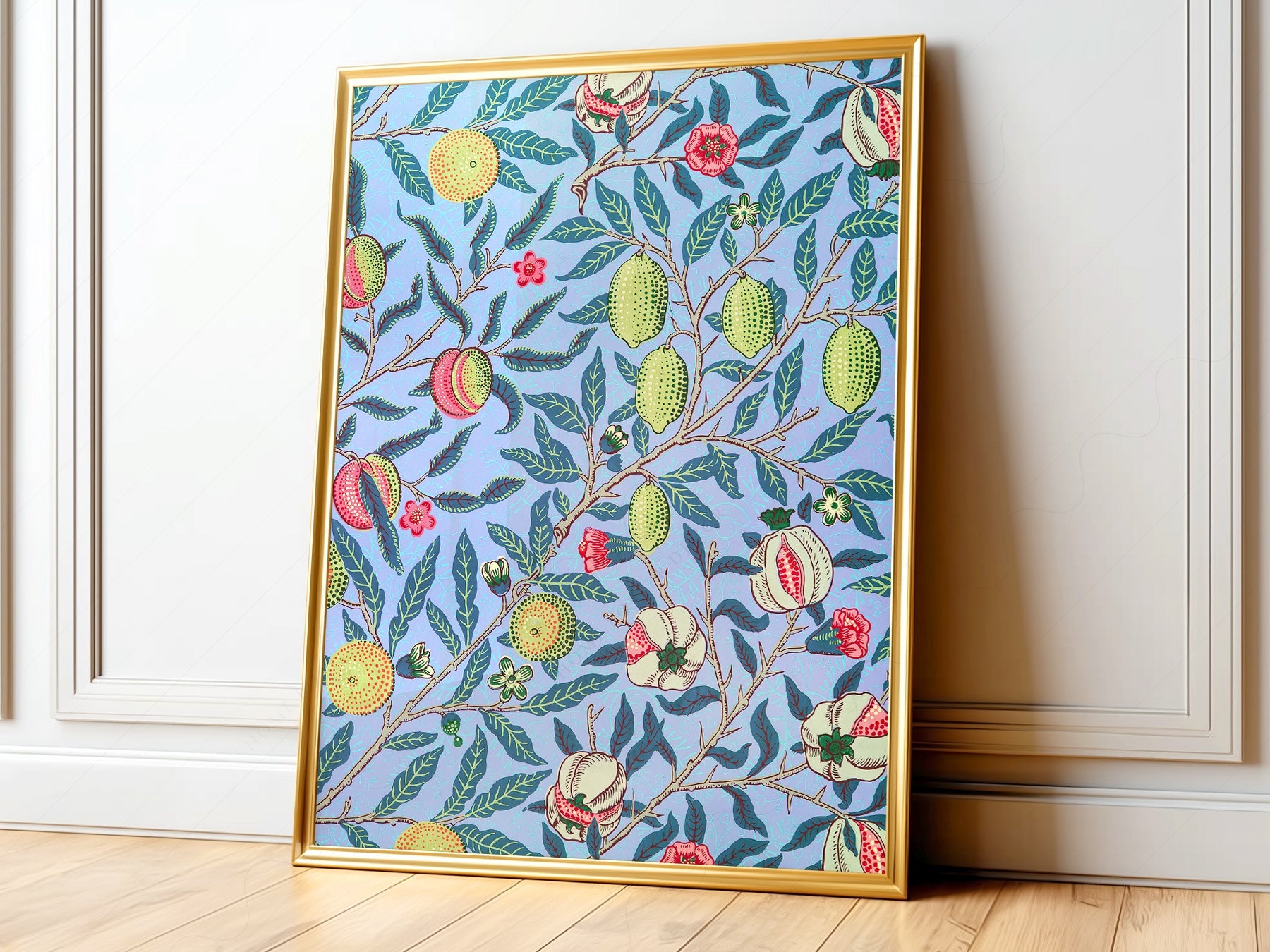 William Morris Fruit Pattern Art Print – Arts and Crafts Wall Decor