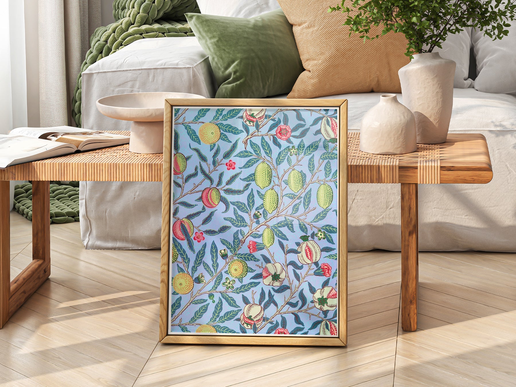 William Morris Fruit Pattern Art Print – Arts and Crafts Wall Decor