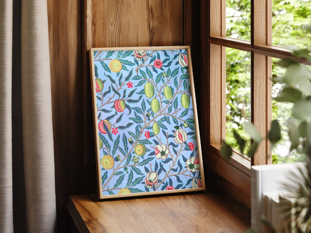 William Morris Fruit Pattern Art Print – Arts and Crafts Wall Decor