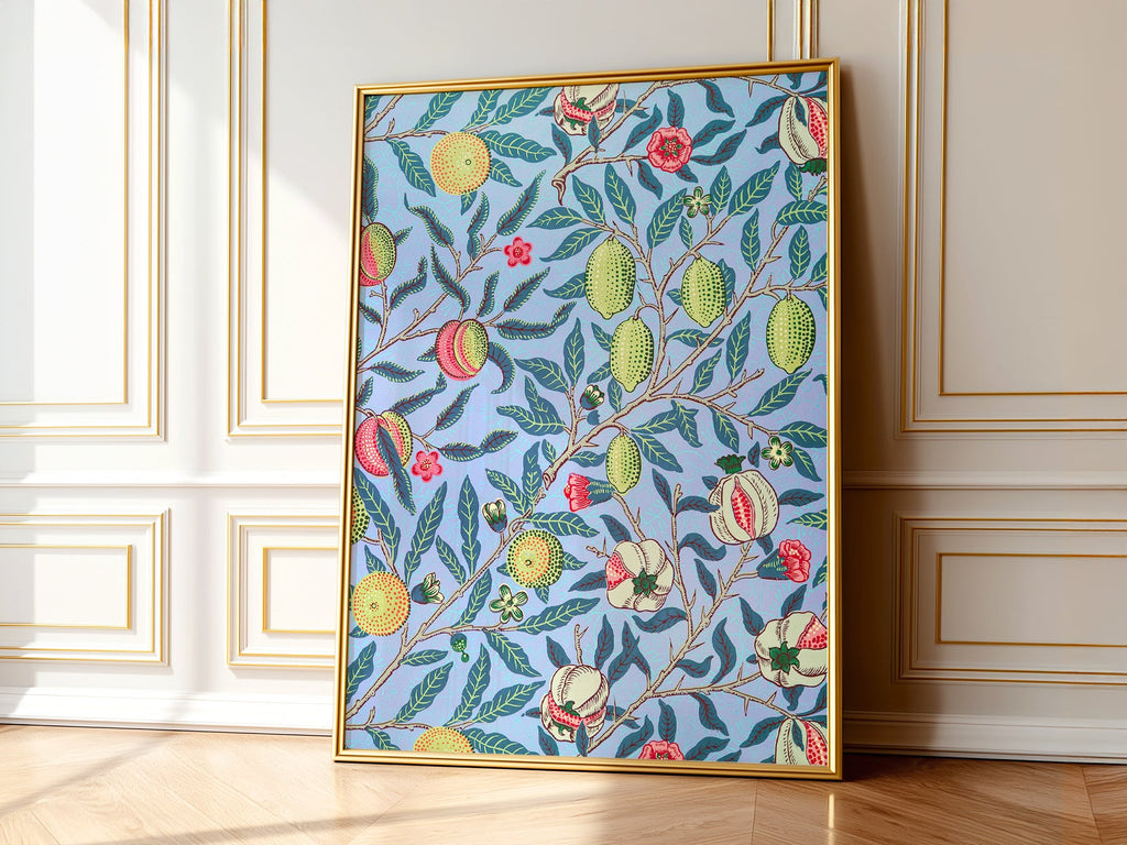William Morris Fruit Pattern Art Print – Arts and Crafts Wall Decor