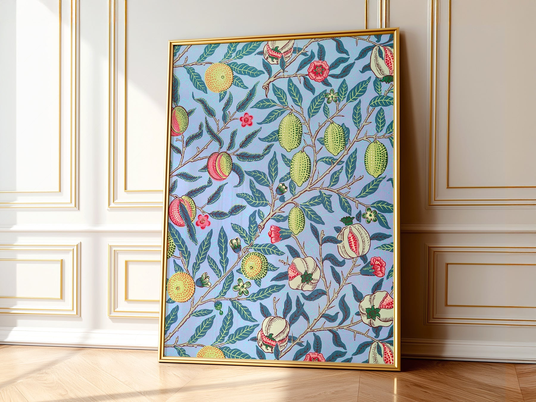 William Morris Fruit Pattern Art Print – Arts and Crafts Wall Decor