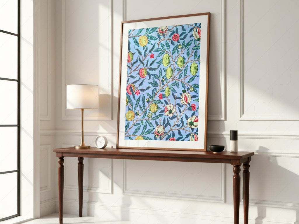 William Morris Fruit Pattern Art Print – Arts and Crafts Wall Decor