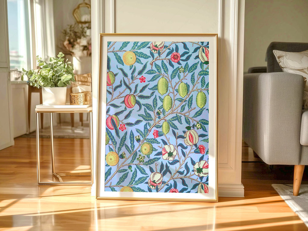William Morris Fruit Pattern Art Print – Arts and Crafts Wall Decor