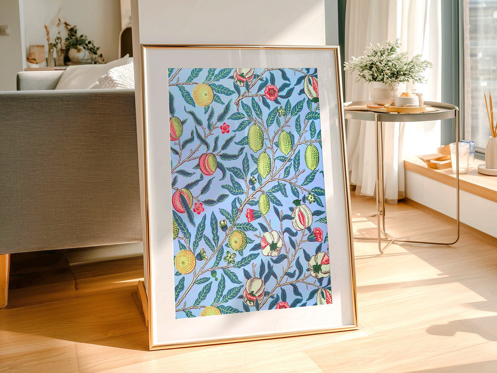William Morris Fruit Pattern Art Print – Arts and Crafts Wall Decor