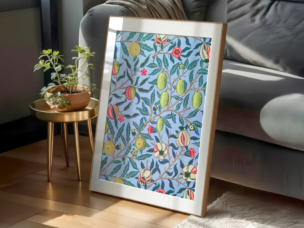 William Morris Fruit Pattern Art Print – Arts and Crafts Wall Decor