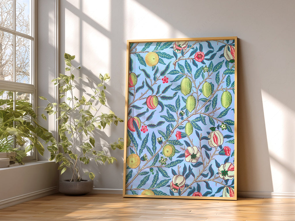William Morris Fruit Pattern Art Print – Arts and Crafts Wall Decor