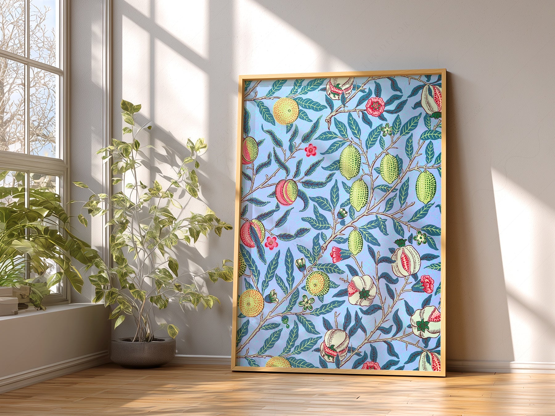 William Morris Fruit Pattern Art Print – Arts and Crafts Wall Decor