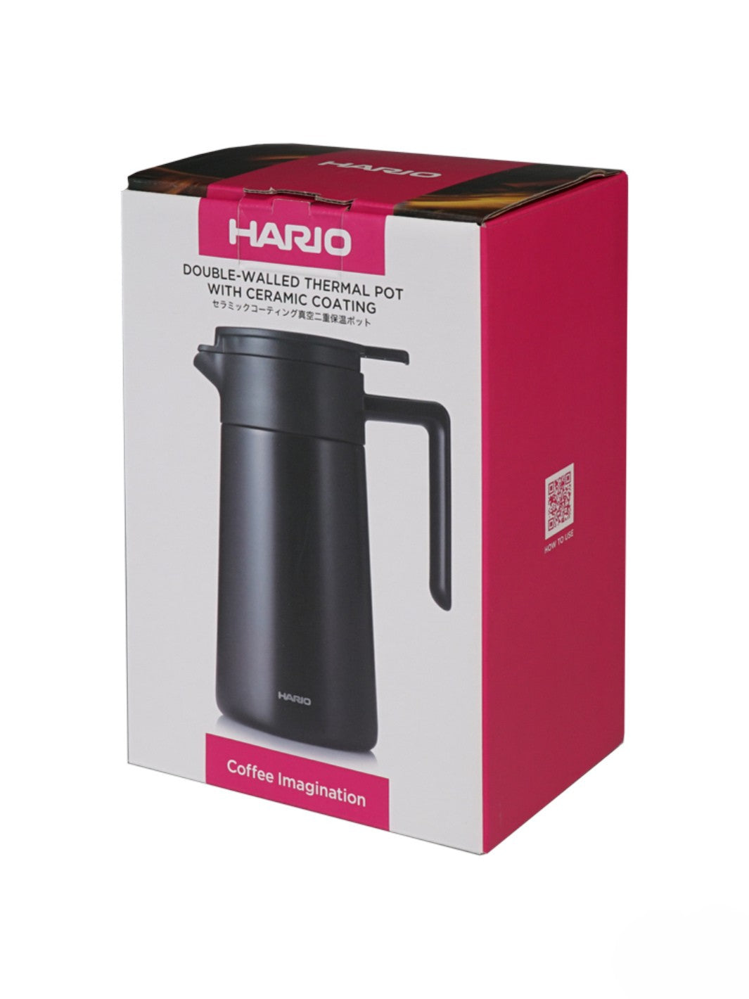 HARIO Double-Walled Thermal Pot (w/ Ceramic Coating) (600ml/20oz)