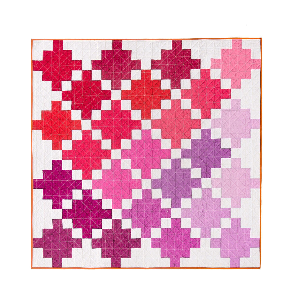 Kit de courtepointe Celtic Crossing - Rouge et lilas