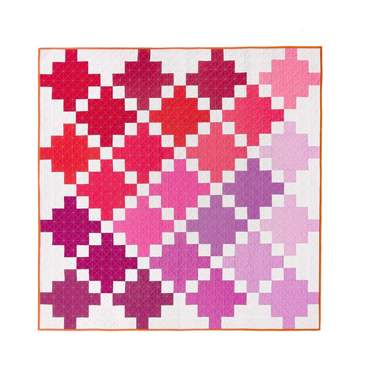 Celtic Crossing Quilt Kit - Red & Lilac