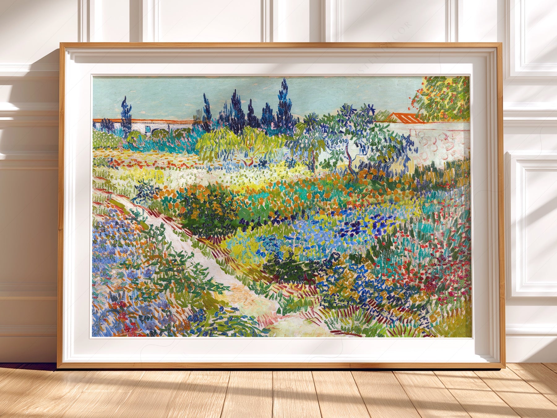 Vincent van Gogh Garden at Arles Art Print – Famous Painting Wall Decor