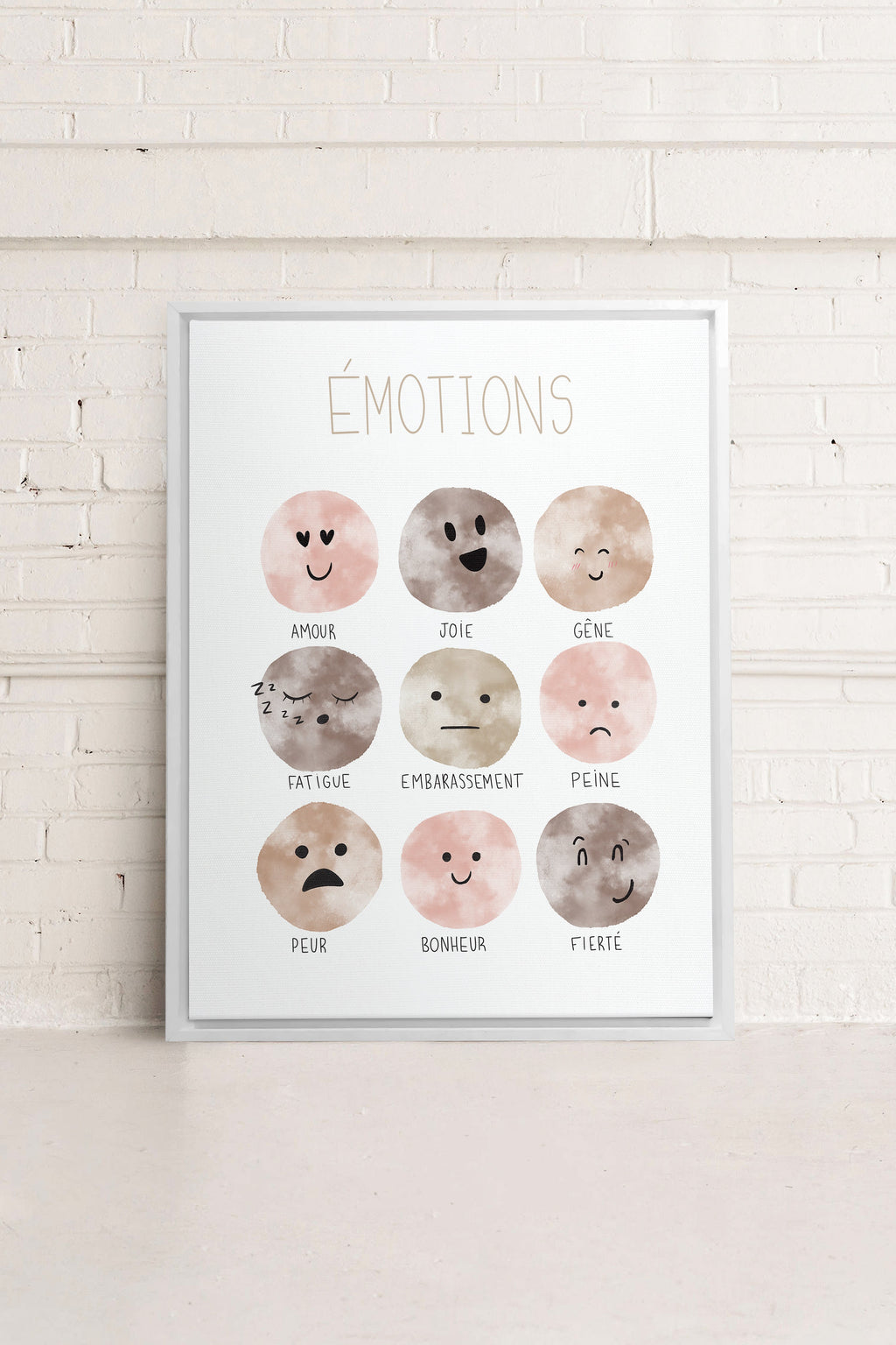 EMOTIONS, Stretched Canvas Artwork