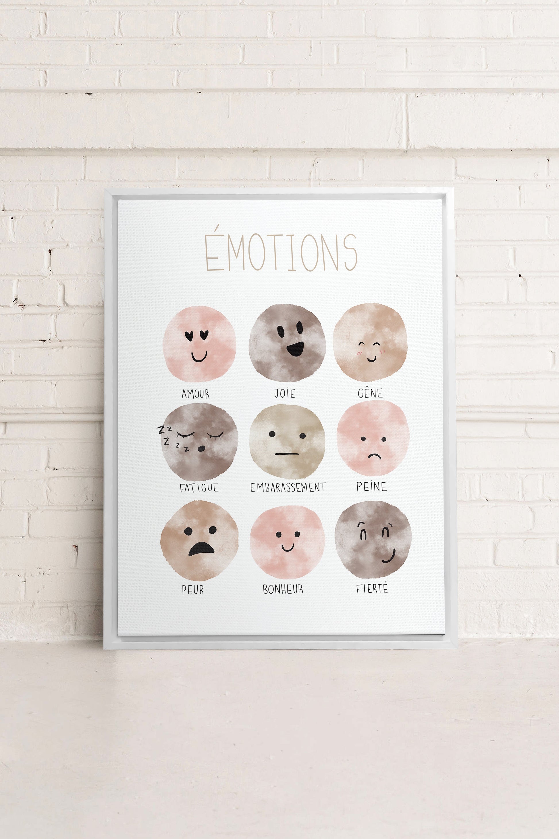 EMOTIONS, Stretched Canvas Artwork