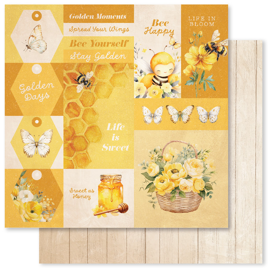 Bees & Butterflies Basics 12x12 Paper Collection 33561