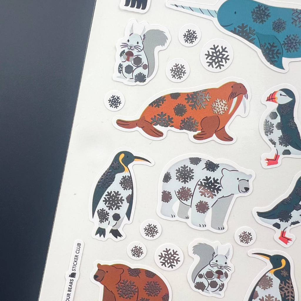 Créatures embrassées par la neige