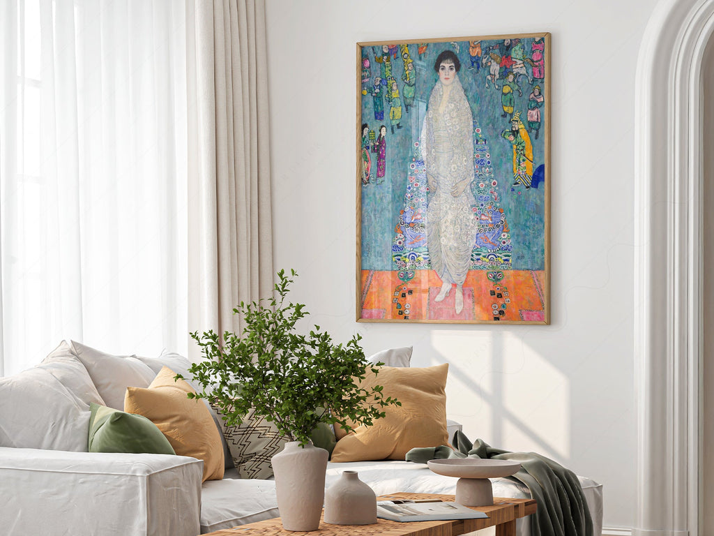 Gustav Klimt Portrait of Elisabeth Lederer Art Print – Vienna Secession Poster