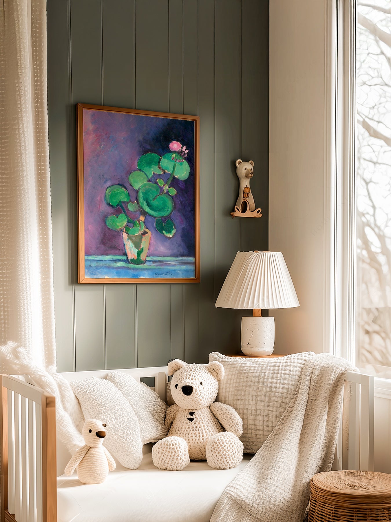 Henri Matisse Geraniums in Vase Art Print – Museum Botanical Wall Decor