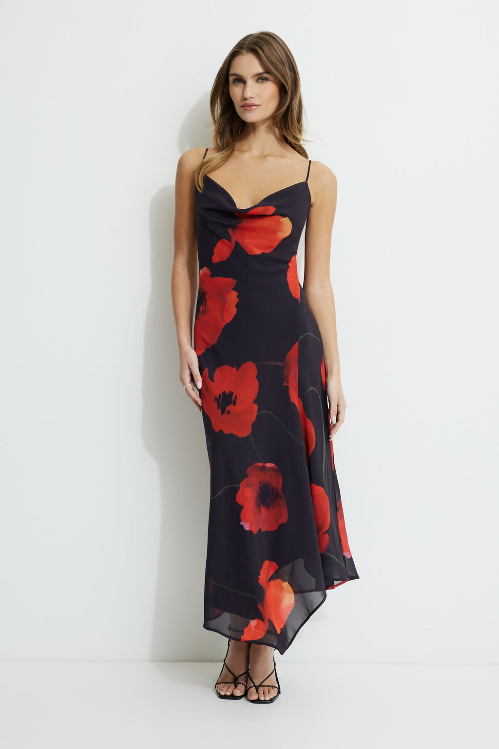 Robe longue asymétrique Celeste