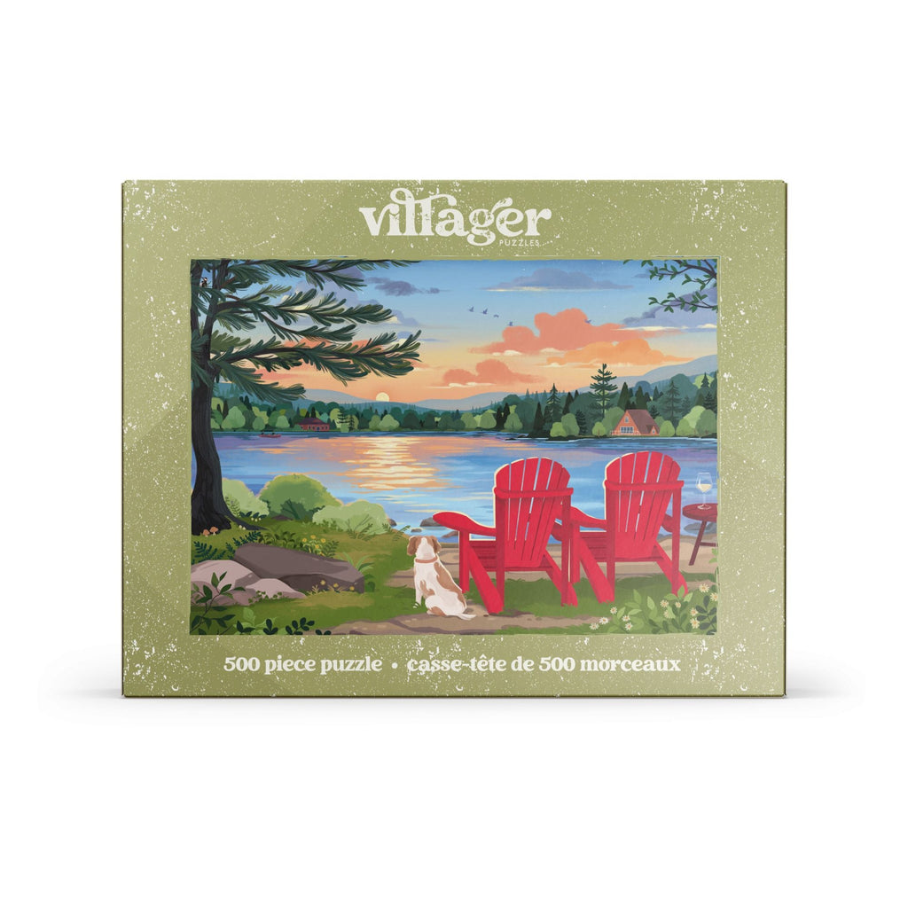 Paysage champêtre | Puzzle de 500 pièces pour adultes | Conçu au Canada par Nicolle Lalonde