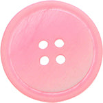 Elan ; Bouton 4 trous, rose, 15 mm