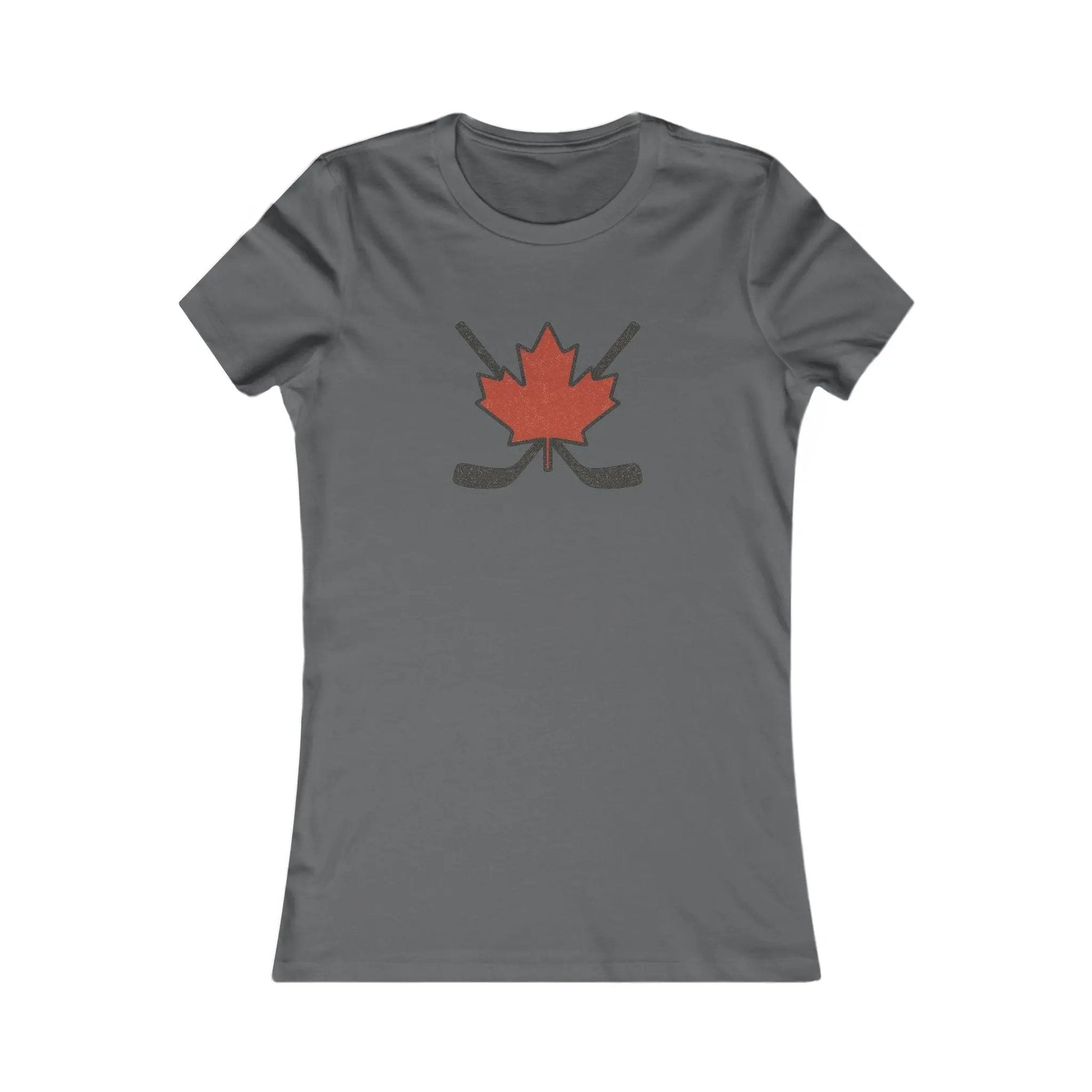 T-shirt femme Maple Leaf Hockey Sticks – Fierté du hockey canadien 