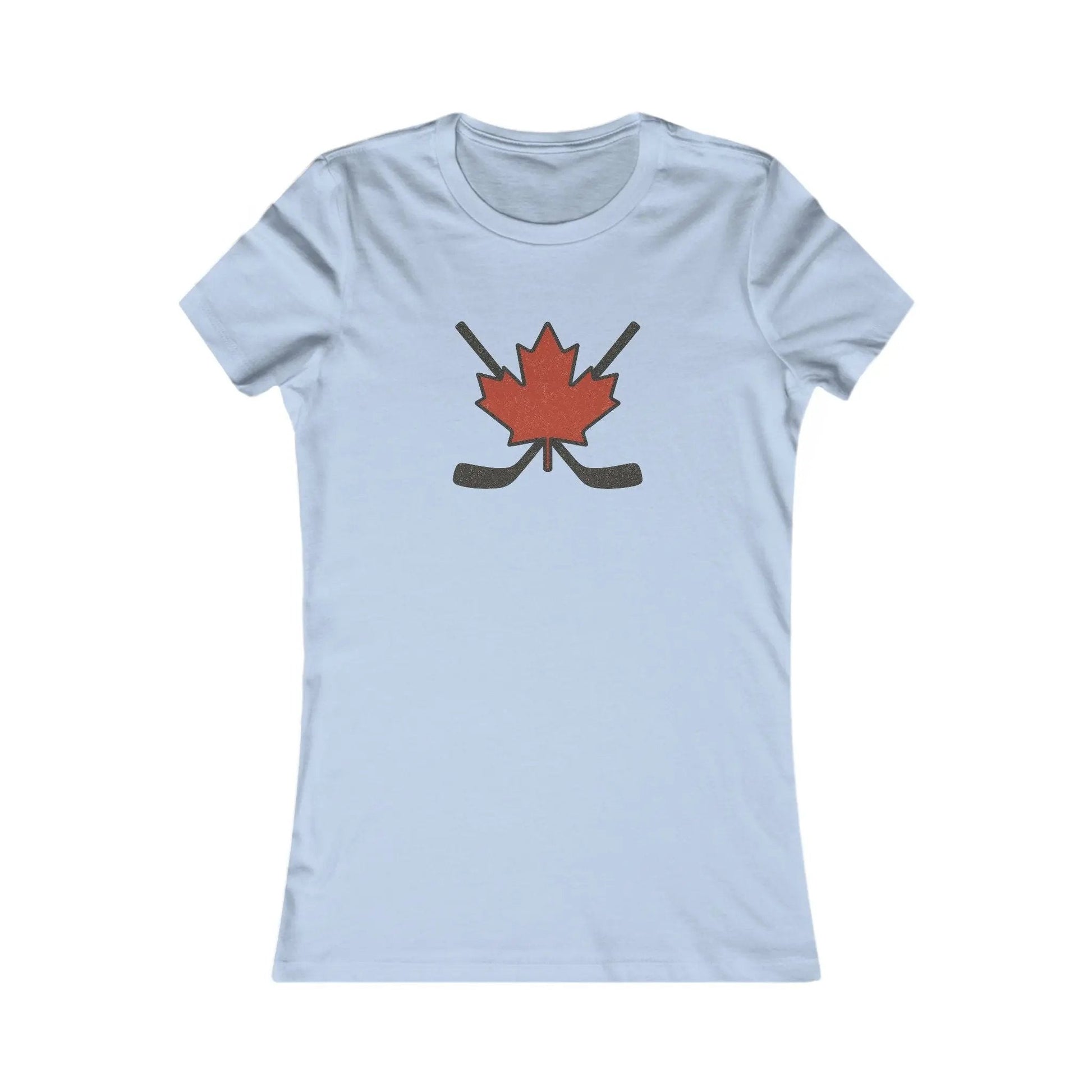 T-shirt femme Maple Leaf Hockey Sticks – Fierté du hockey canadien 
