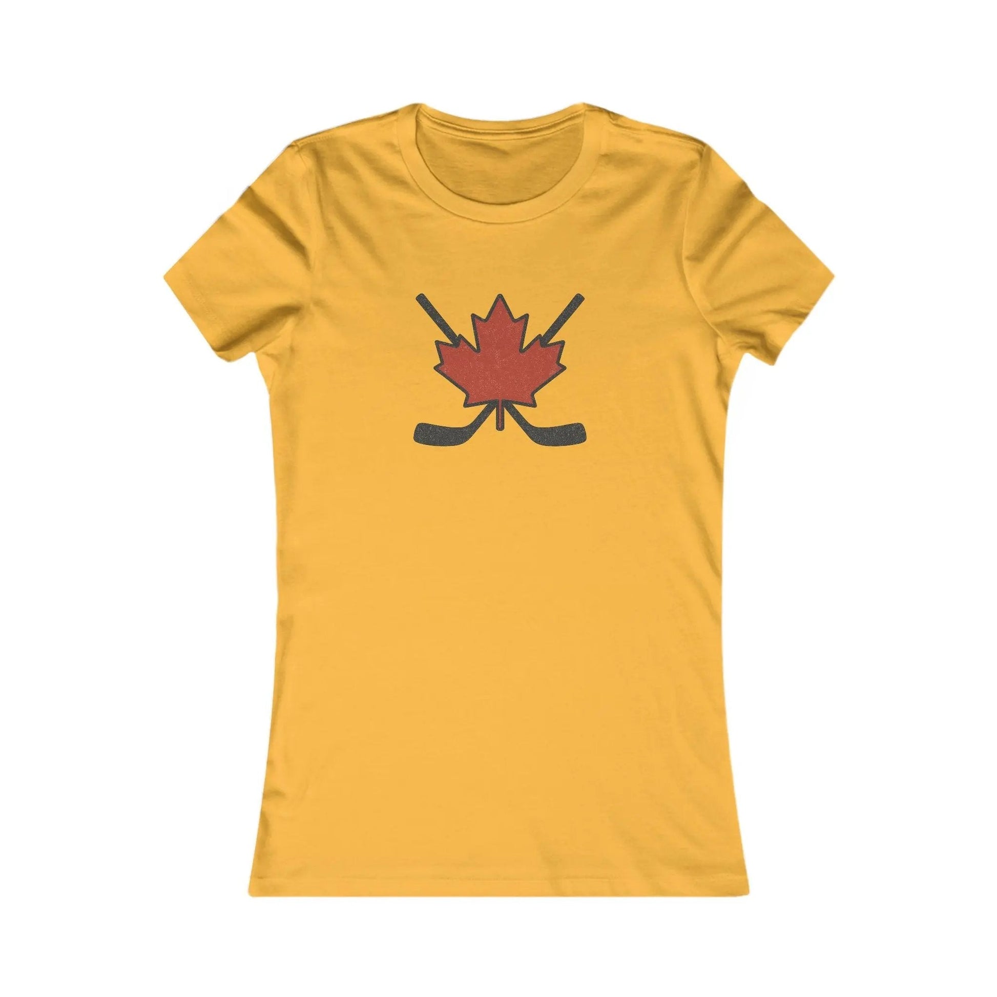 T-shirt femme Maple Leaf Hockey Sticks – Fierté du hockey canadien 