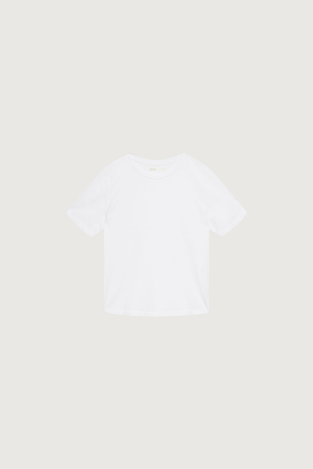 T-SHIRT À COL ROND EN COTON MODAL