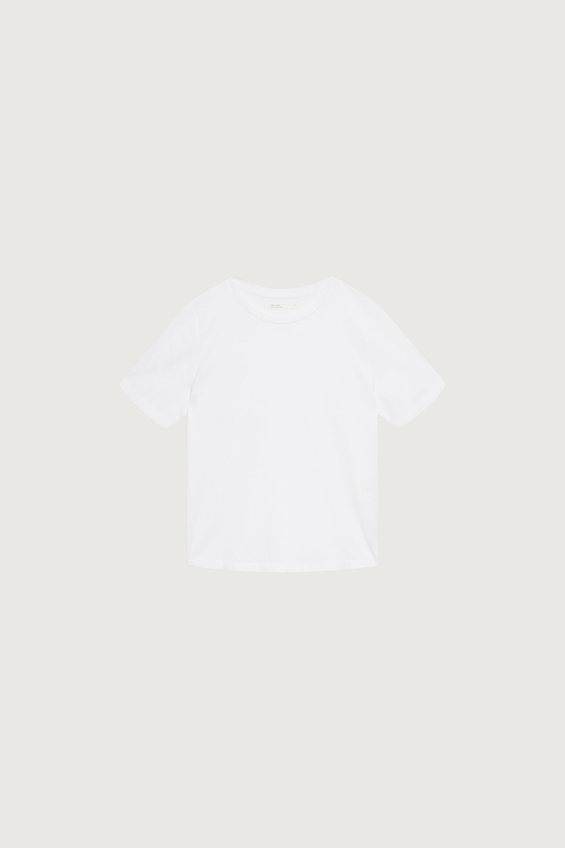 T-SHIRT À COL ROND EN COTON MODAL