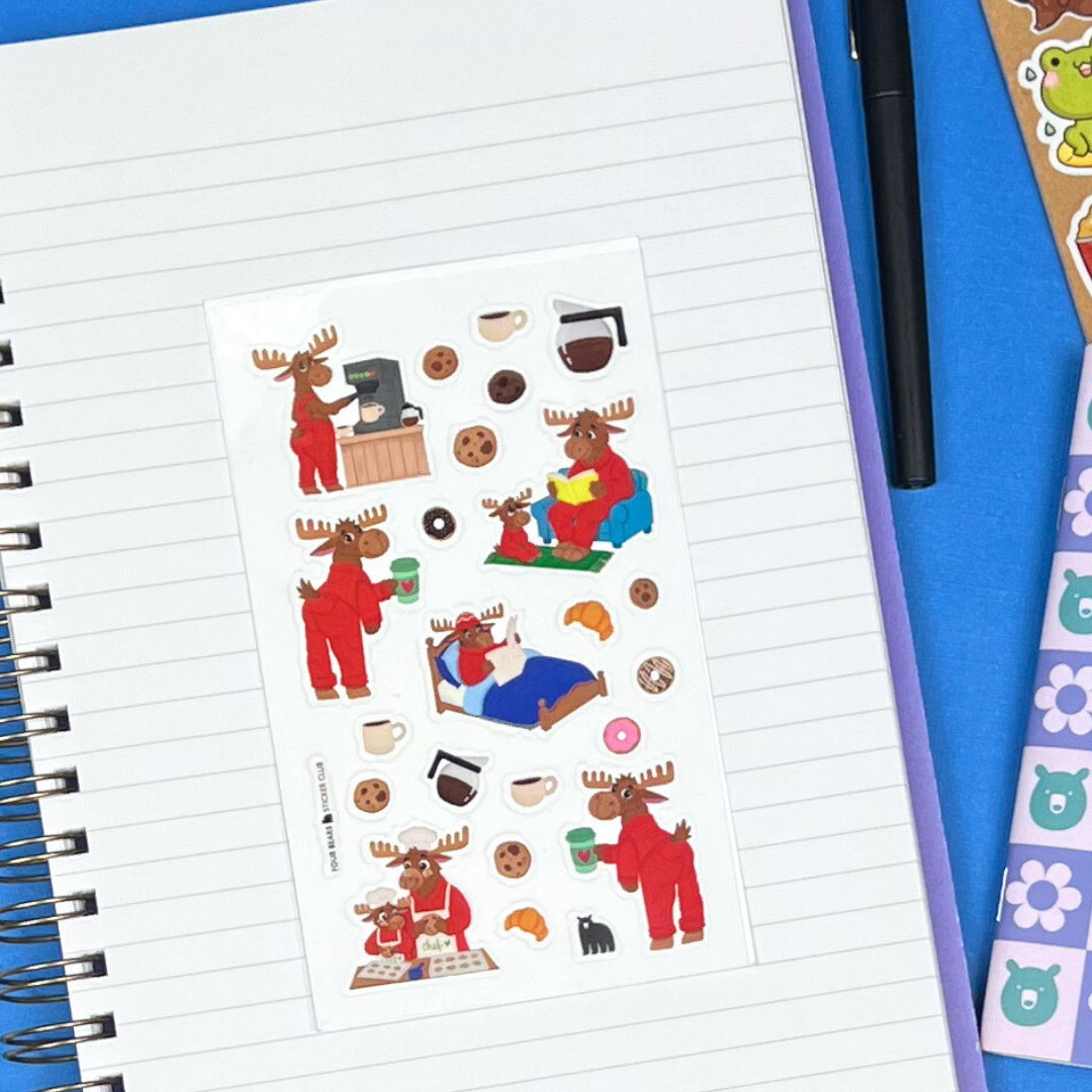 Moose In The Morning