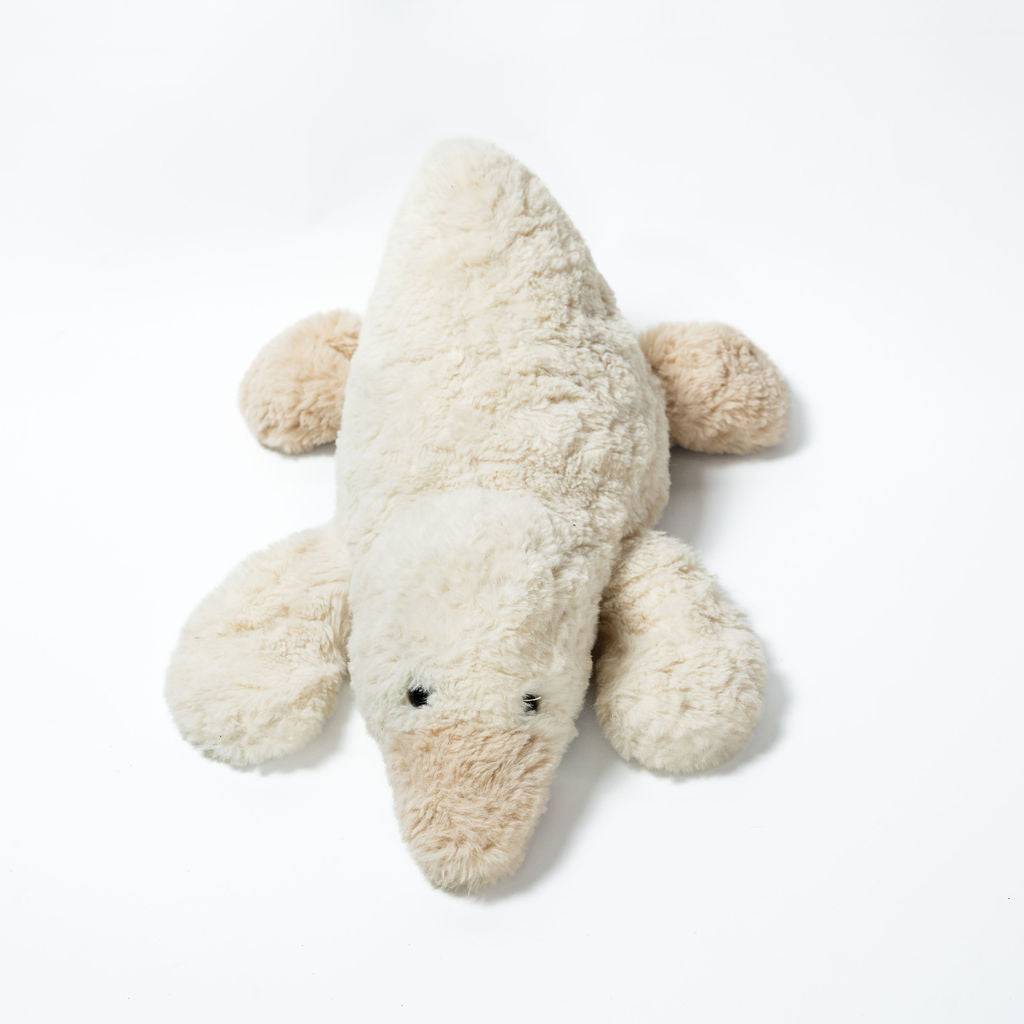 Thermy Buddy™ – Peluche chauffante douillette – Grand canard tout écrasé