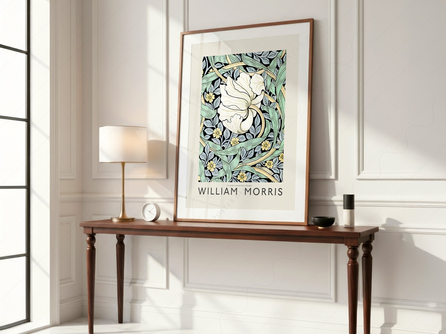 William Morris Pimpernel Art Print – Arts and Crafts Floral Wall Poster