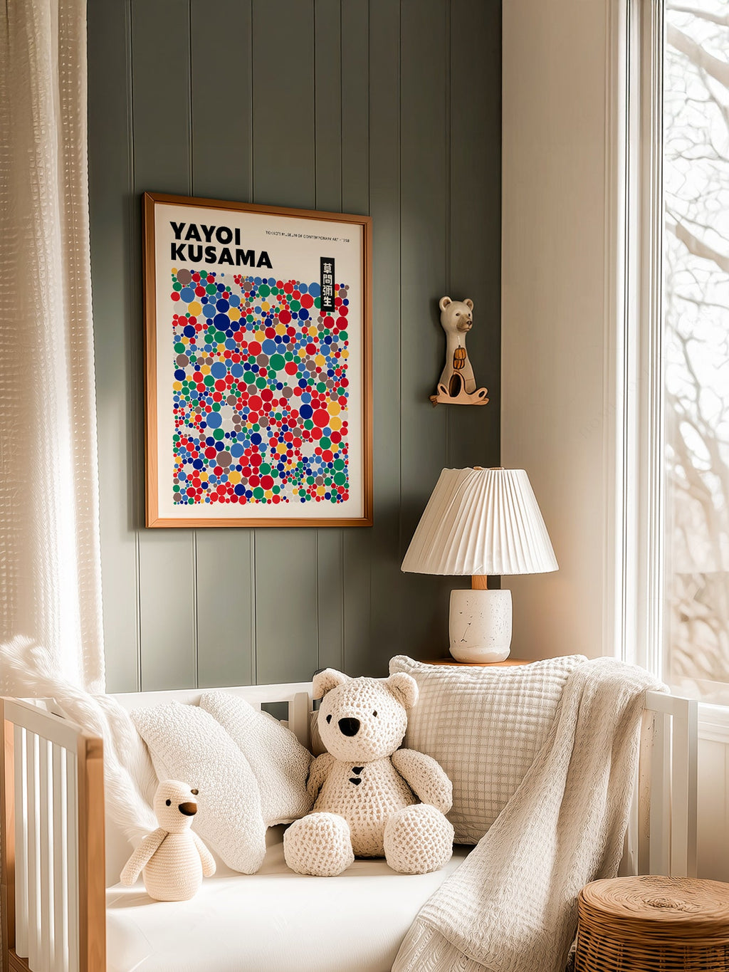 Yayoi Kusama Polka Dot Art Print – Colorful Japanese Pop Art Poster