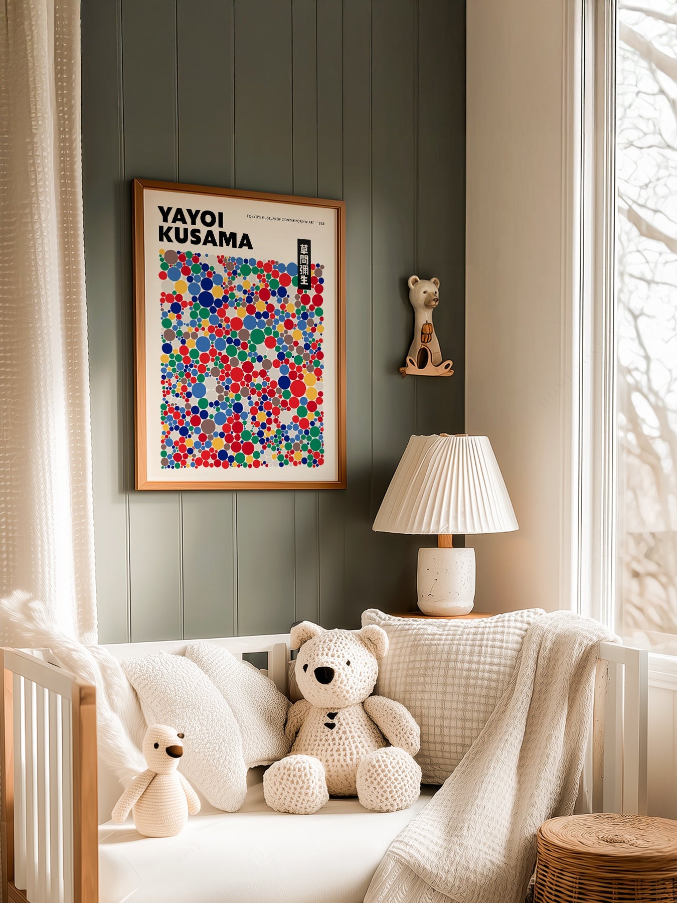 Yayoi Kusama Polka Dot Art Print – Colorful Japanese Pop Art Poster
